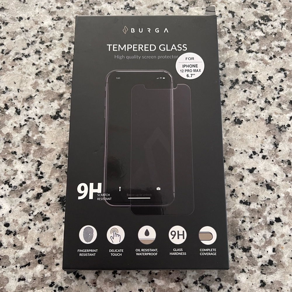NWT Burga iPhone 12 Pro Max Screen Protector